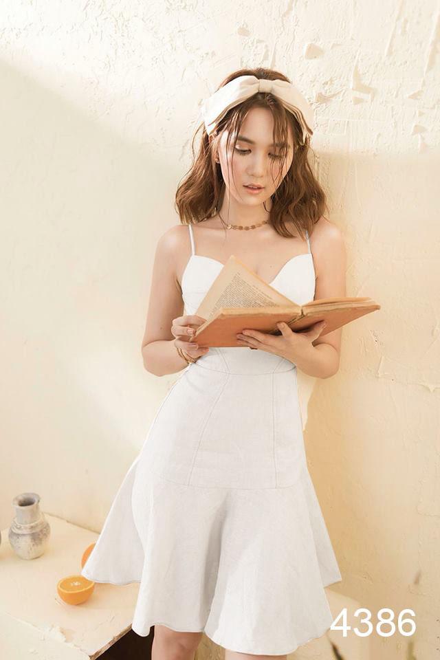 Đầm xòe hai dây gợi cảm
