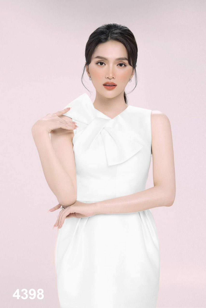Đầm body đính nơ thanh lịch