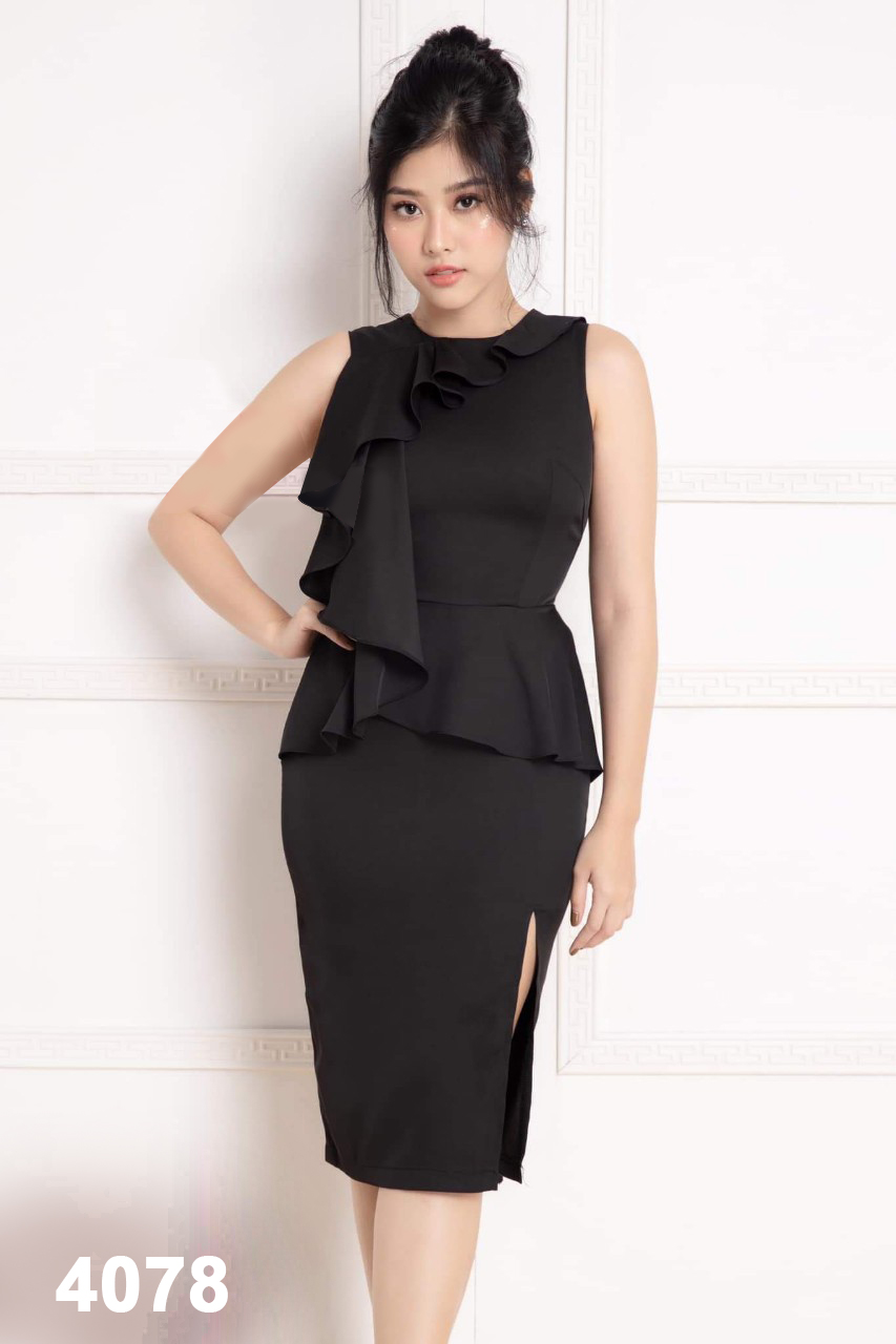 Đầm body peplum thanh lịch